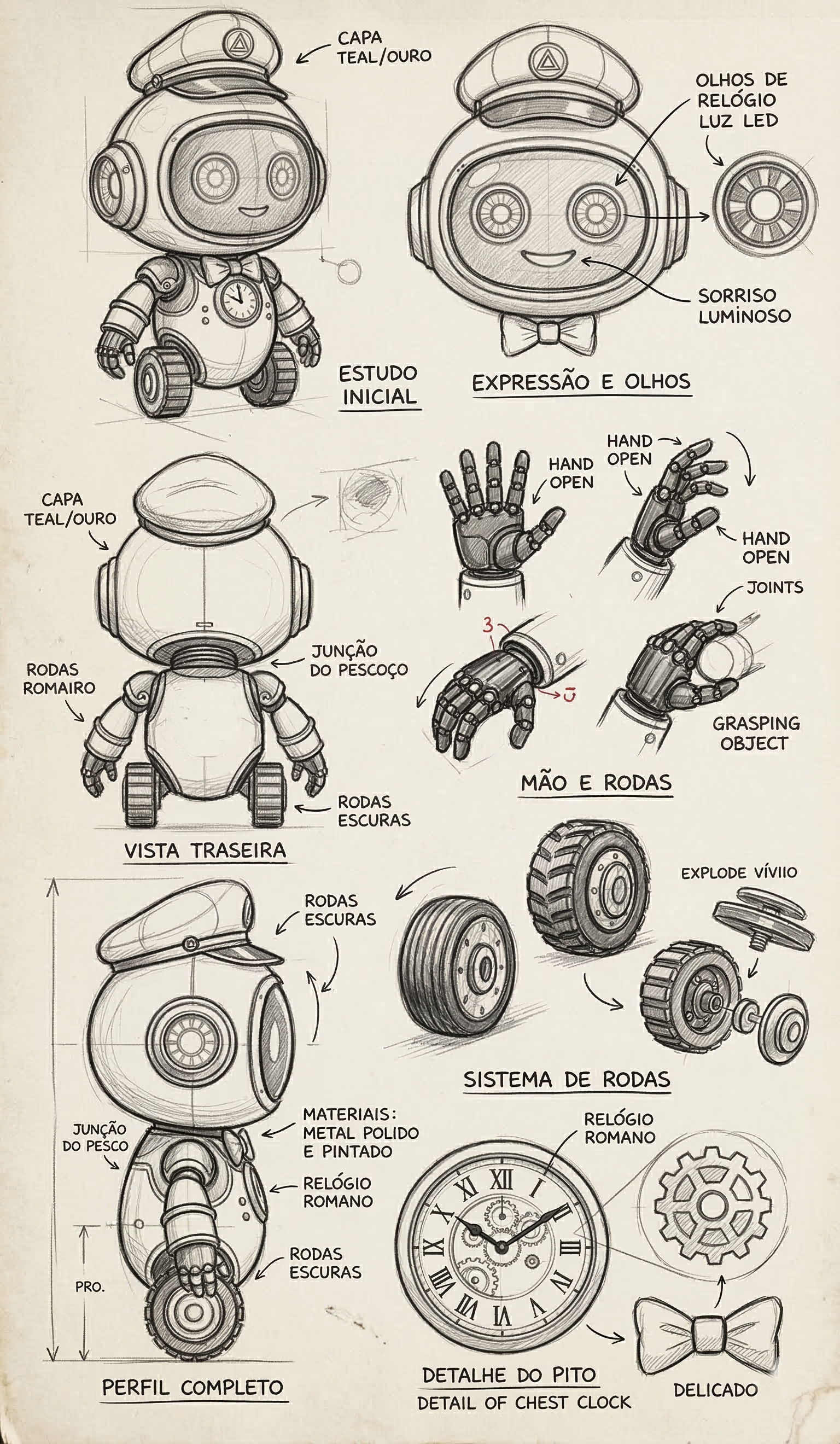 TicTac robot character sketch